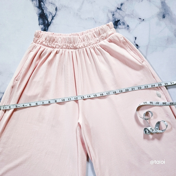 NWOT fp Movement Hot Shot Slit Wide Leg Pants in Bleached Coral Sold Out Color - Picture 12 of 17